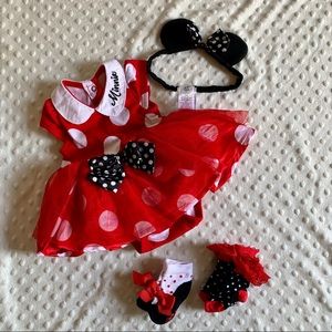 SOLD Baby Girls Minnie Mouse outfit